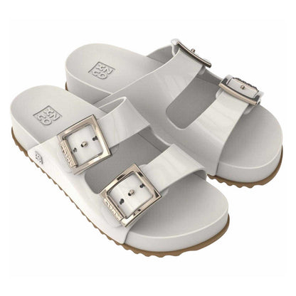 Black - Side - Zaxy Womens-Ladies Slip-on Flat Sliders