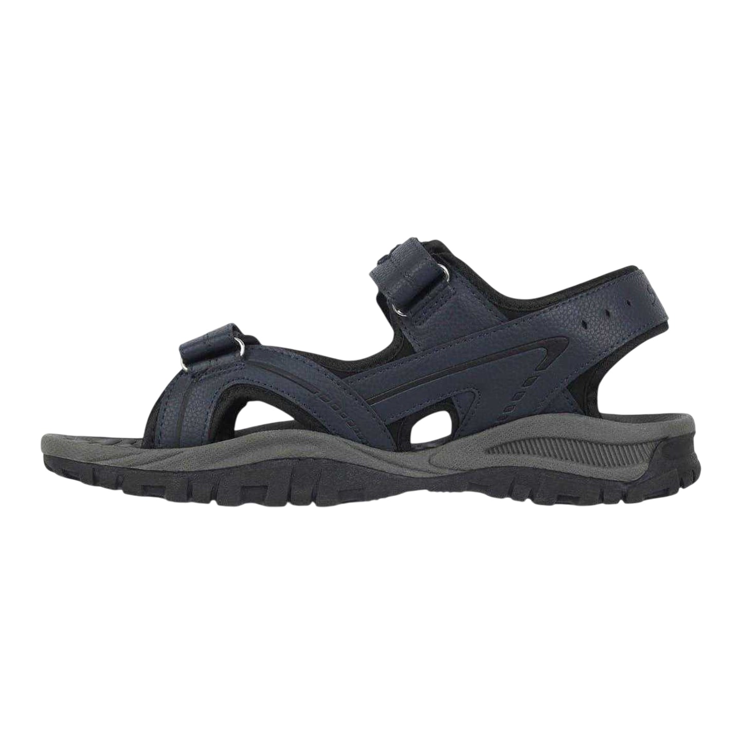 Navy - Side - Slazenger Mens Wave Sandals