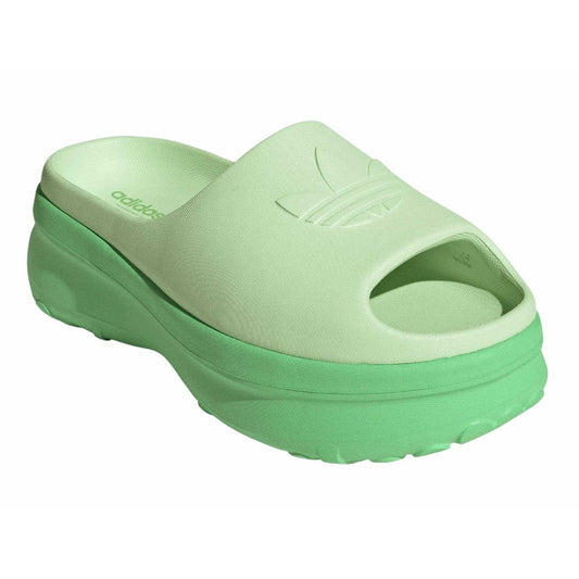 Green - Front - Adidas Unisex Adult Adifom Stan Casual Platform Slides