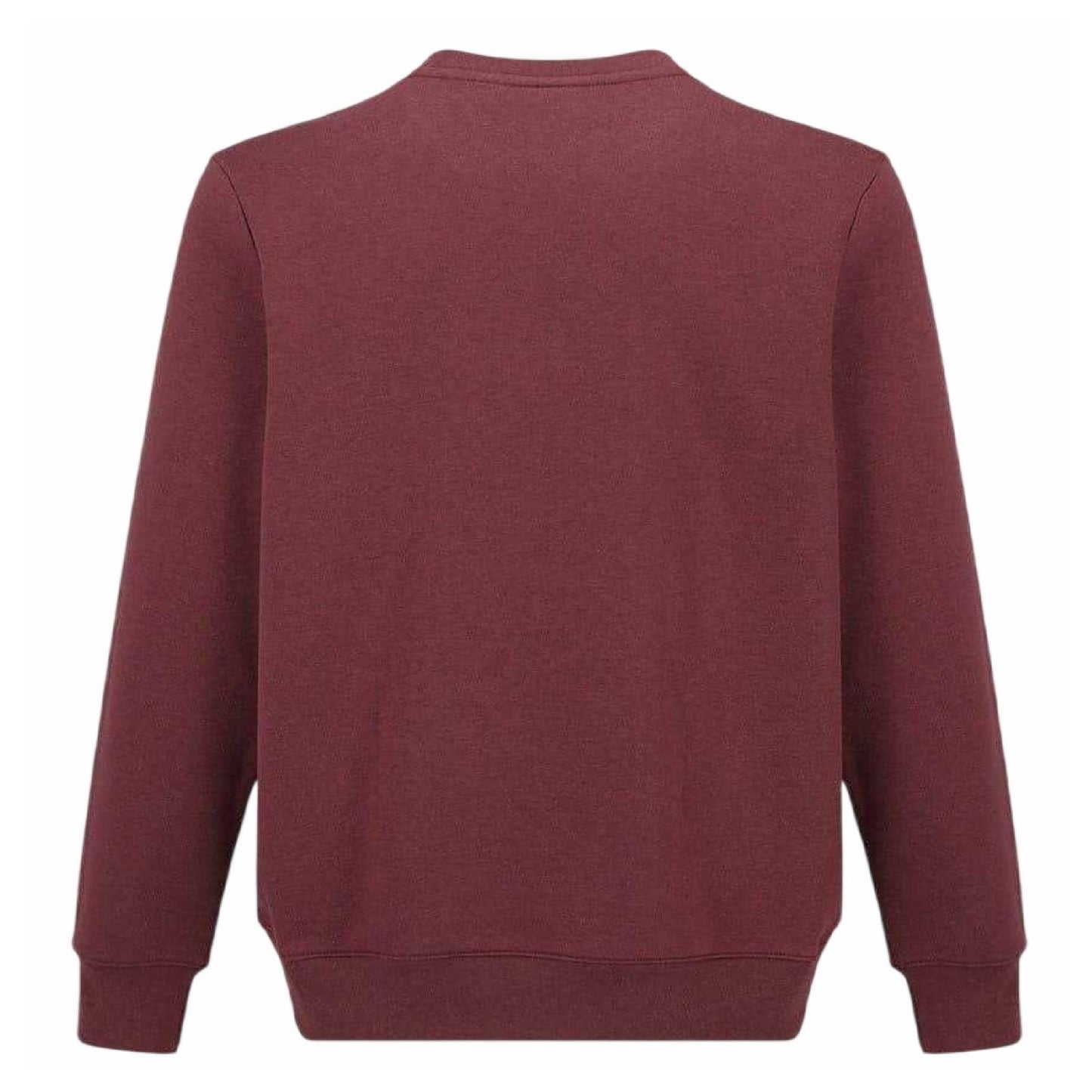 Burgundy - Back - Slazenger Mens Fleece Crew Neck Sweatshirt