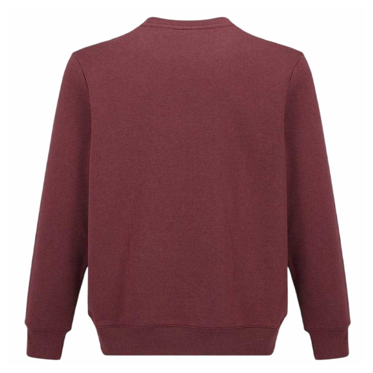 Burgundy - Back - Slazenger Mens Fleece Crew Neck Sweatshirt