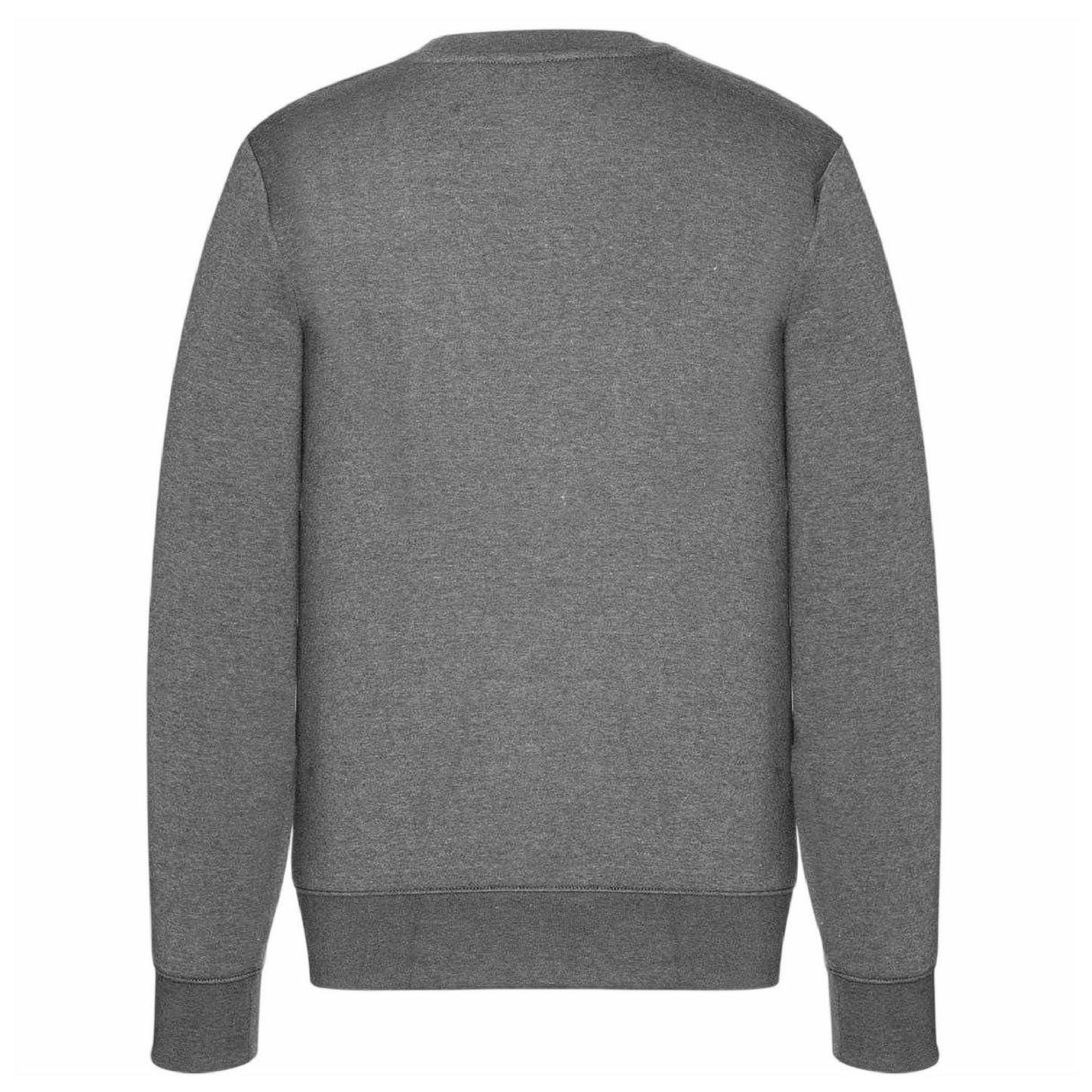 Charcoal Marl - Back - Slazenger Mens Fleece Crew Neck Sweatshirt