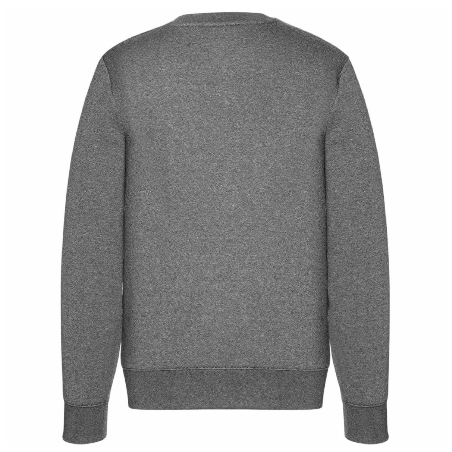 Charcoal Marl - Back - Slazenger Mens Fleece Crew Neck Sweatshirt