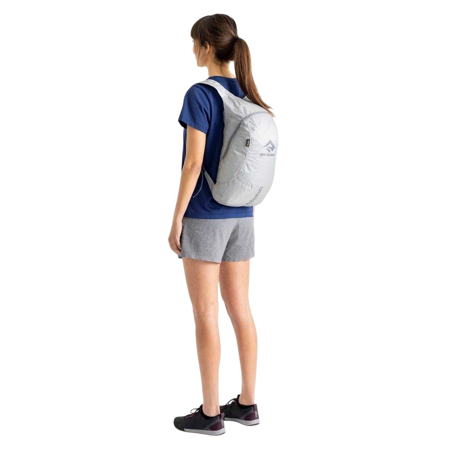 High Rise Grey - Back - Sea To Summit Travel 20L Backpack