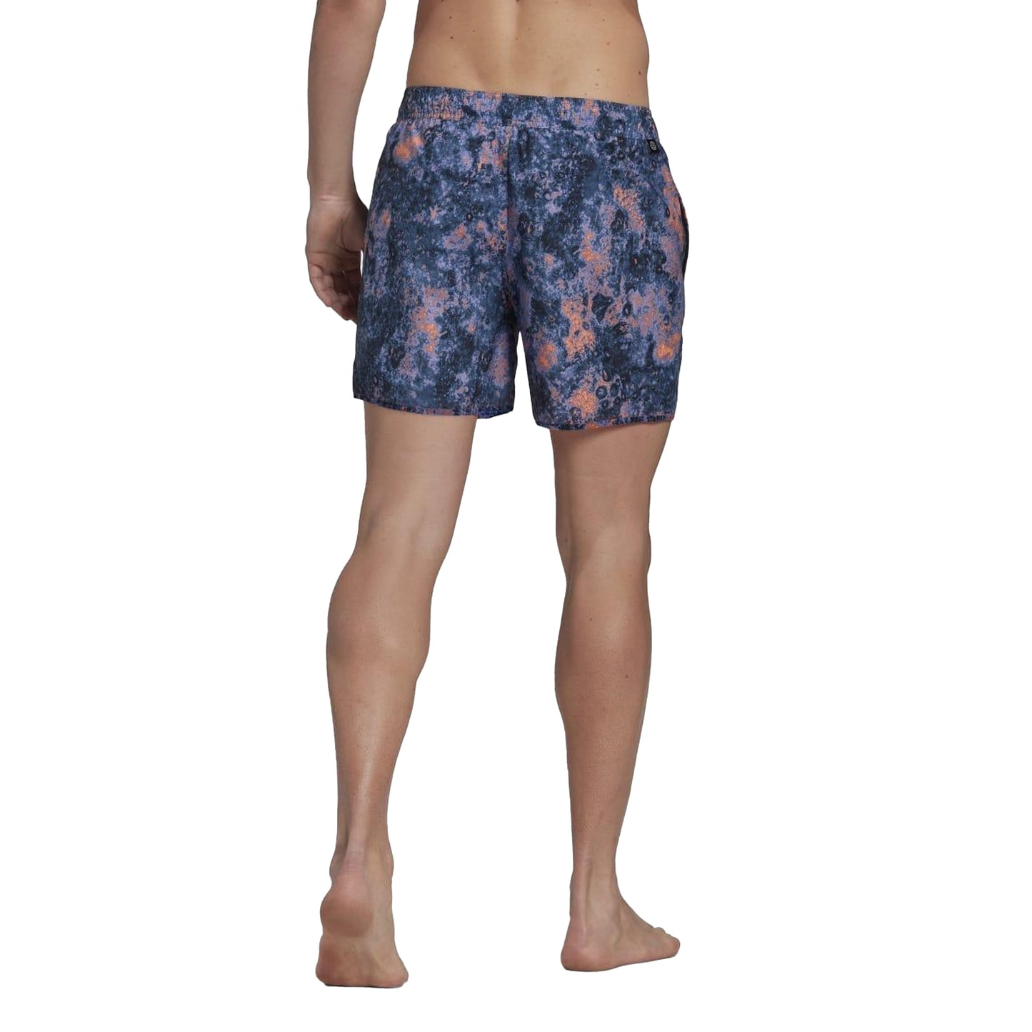 Purple - Back - Adidas Mens Melting Salt CLX Reversible Swim Shorts