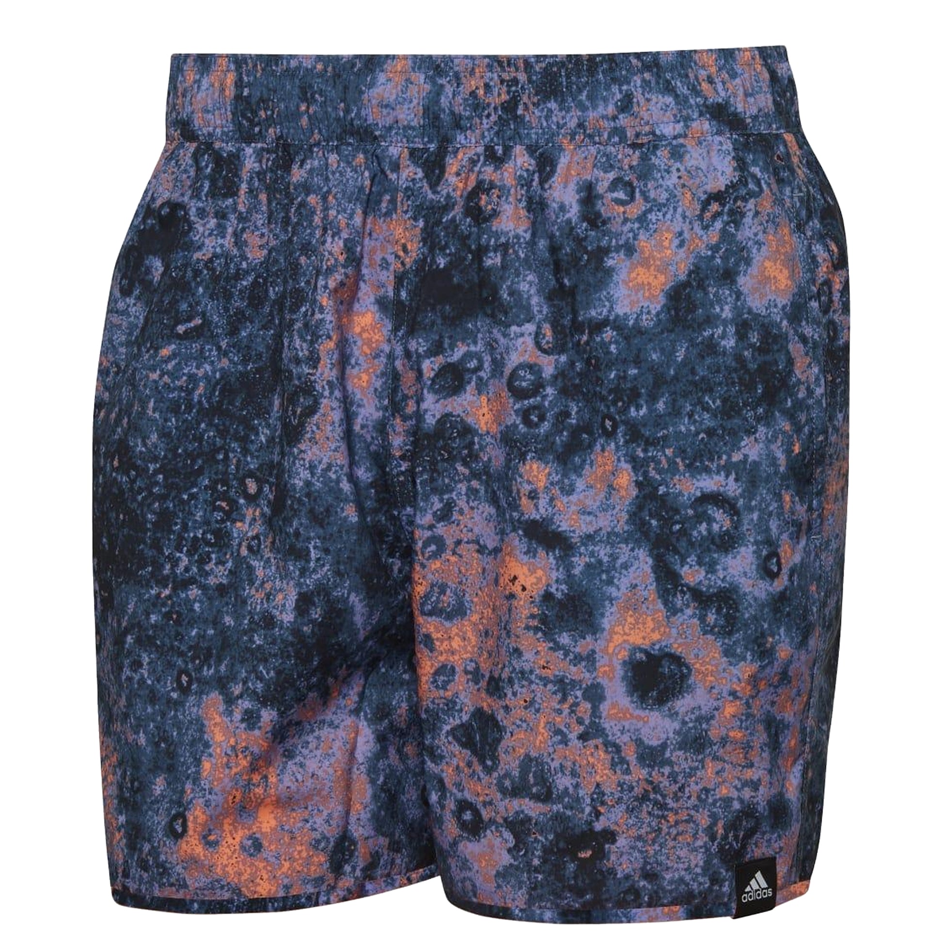 Purple - Front - Adidas Mens Melting Salt CLX Reversible Swim Shorts