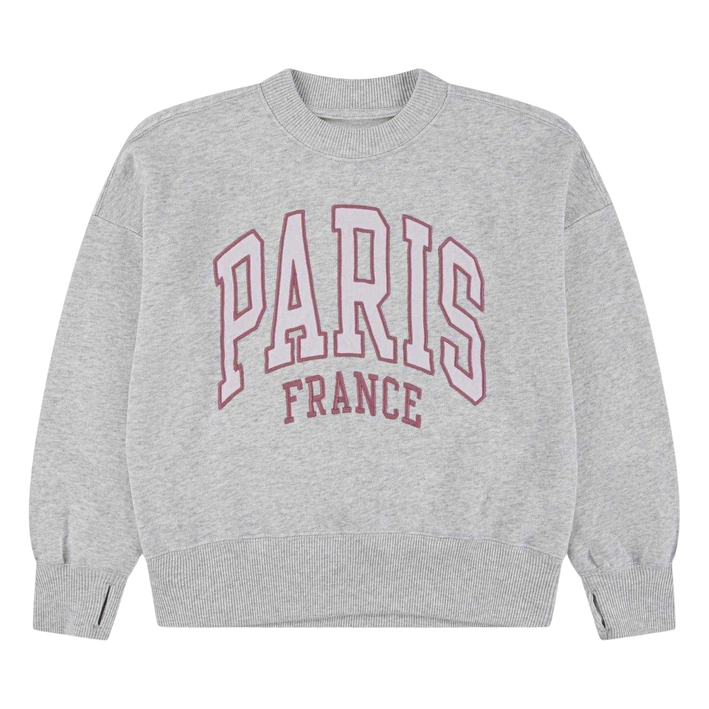 Light Grey - Front - Abercrombie & Fitch Childrens-Kids Paris Sweatshirt