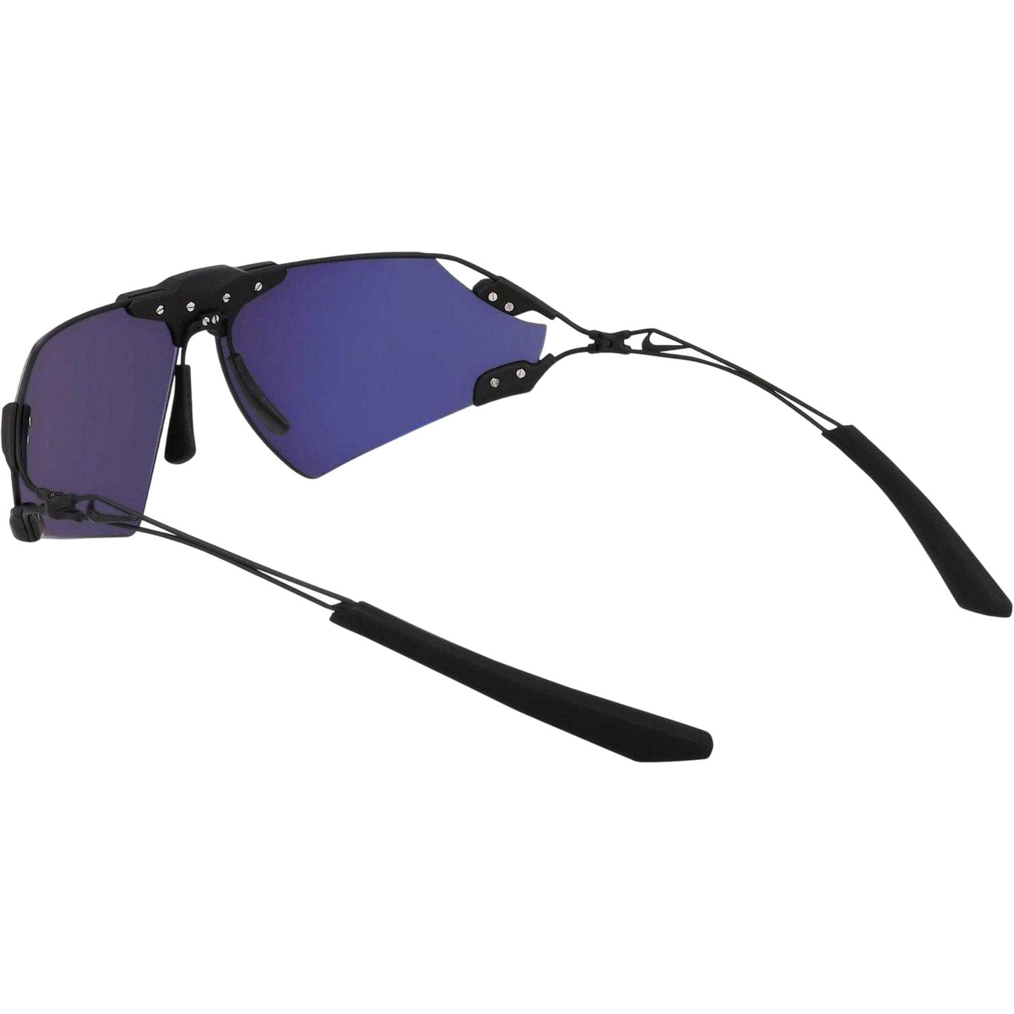 Black - Back - Nike Mens Zeus Edge Wrap Sunglasses