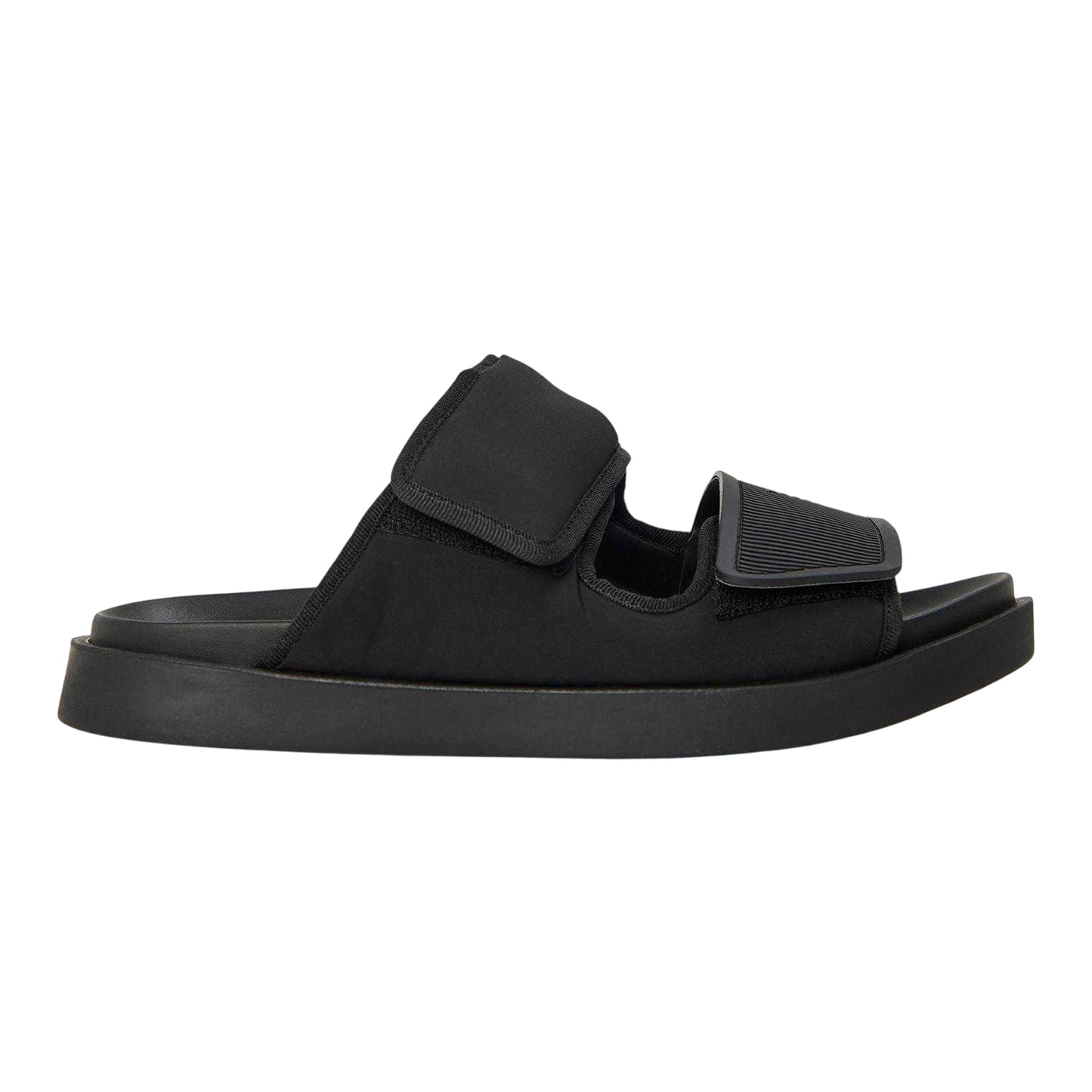 Black - Front - Emporio Armani EA7 Womens-Ladies Flat Sandals
