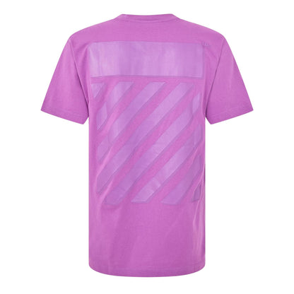 Orchid - Back - Off White Mens Graphic Print T-Shirt