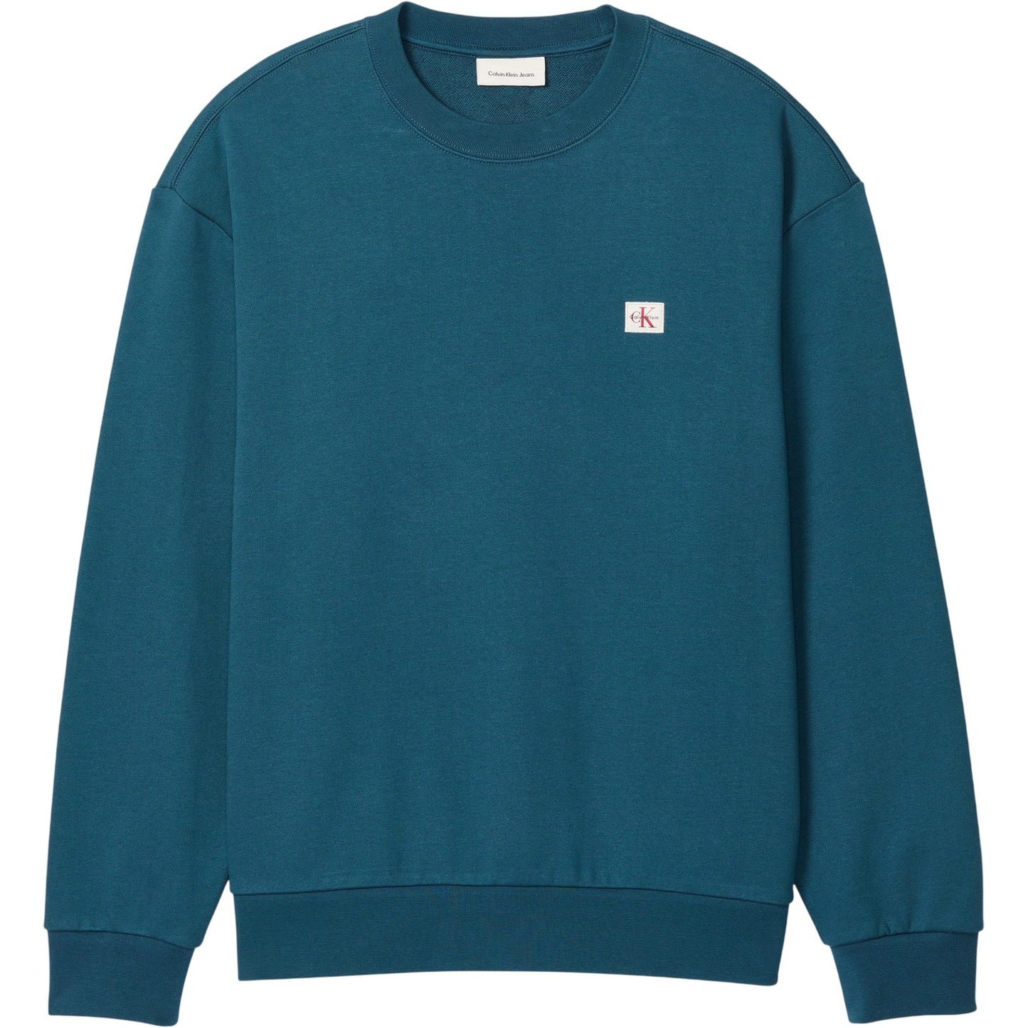 Teal - Front - Calvin Klein Mens Woven Sweatshirt