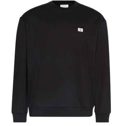 Black - Front - Calvin Klein Mens Woven Sweatshirt