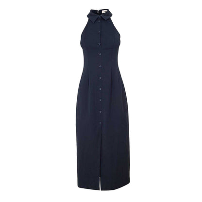 Navy - Front - Odd Muse Womens-Ladies The Ultimate Maxi Dress