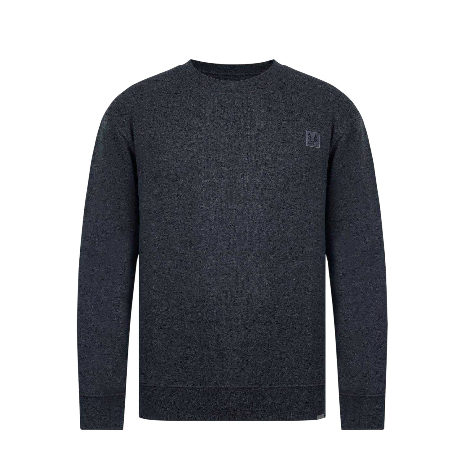 Charcoal Marl - Front - Firetrap Mens Logo Regular Sweater Top