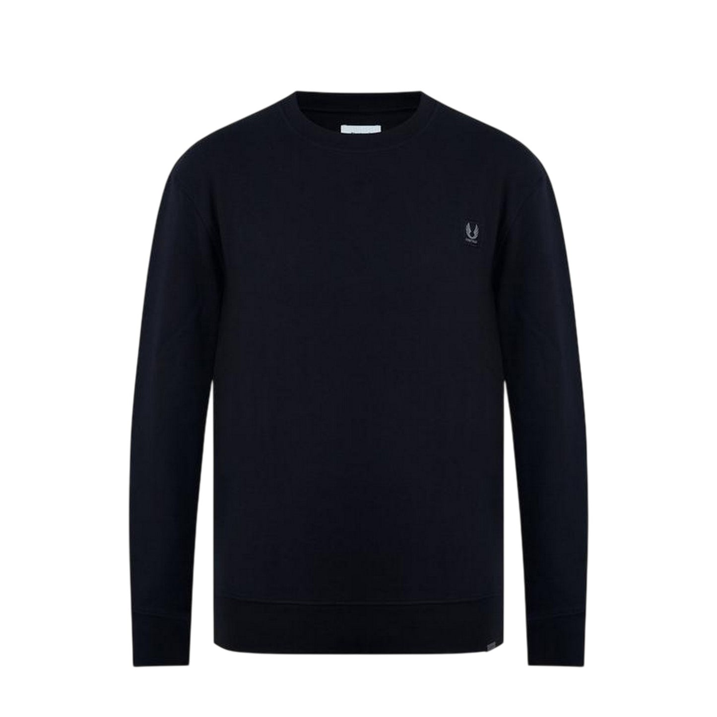 Black - Front - Firetrap Mens Logo Regular Sweater Top