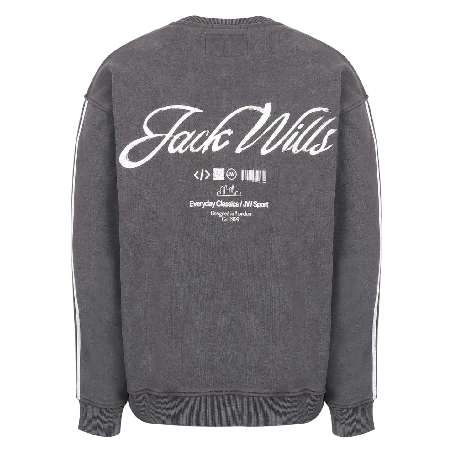 Iron - Back - Jack Wills Mens Watercolour Crew Neck Sweatshirt
