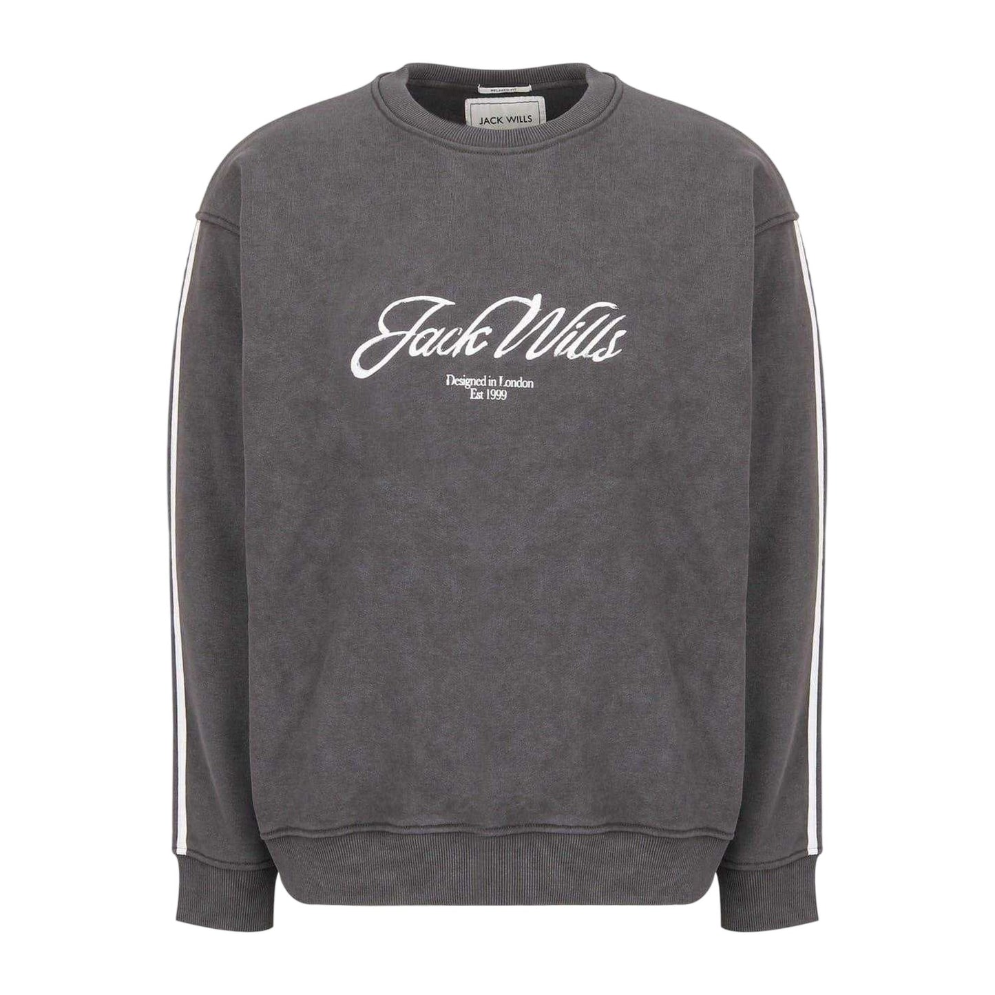 Iron - Front - Jack Wills Mens Watercolour Crew Neck Sweatshirt