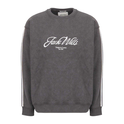 Iron - Front - Jack Wills Mens Watercolour Crew Neck Sweatshirt
