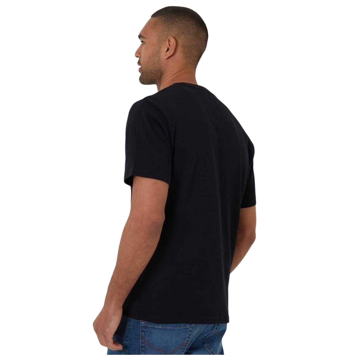 Black - Back - Threadbare Mens Havana T-Shirt