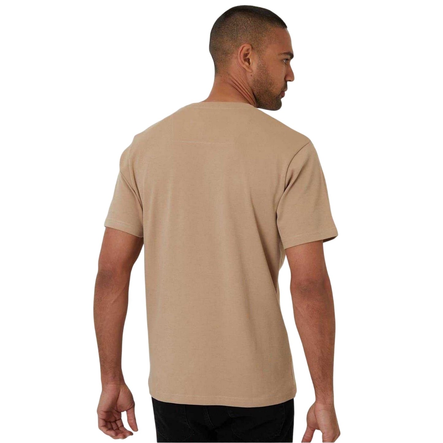 Stone - Back - Threadbare Mens Havana T-Shirt