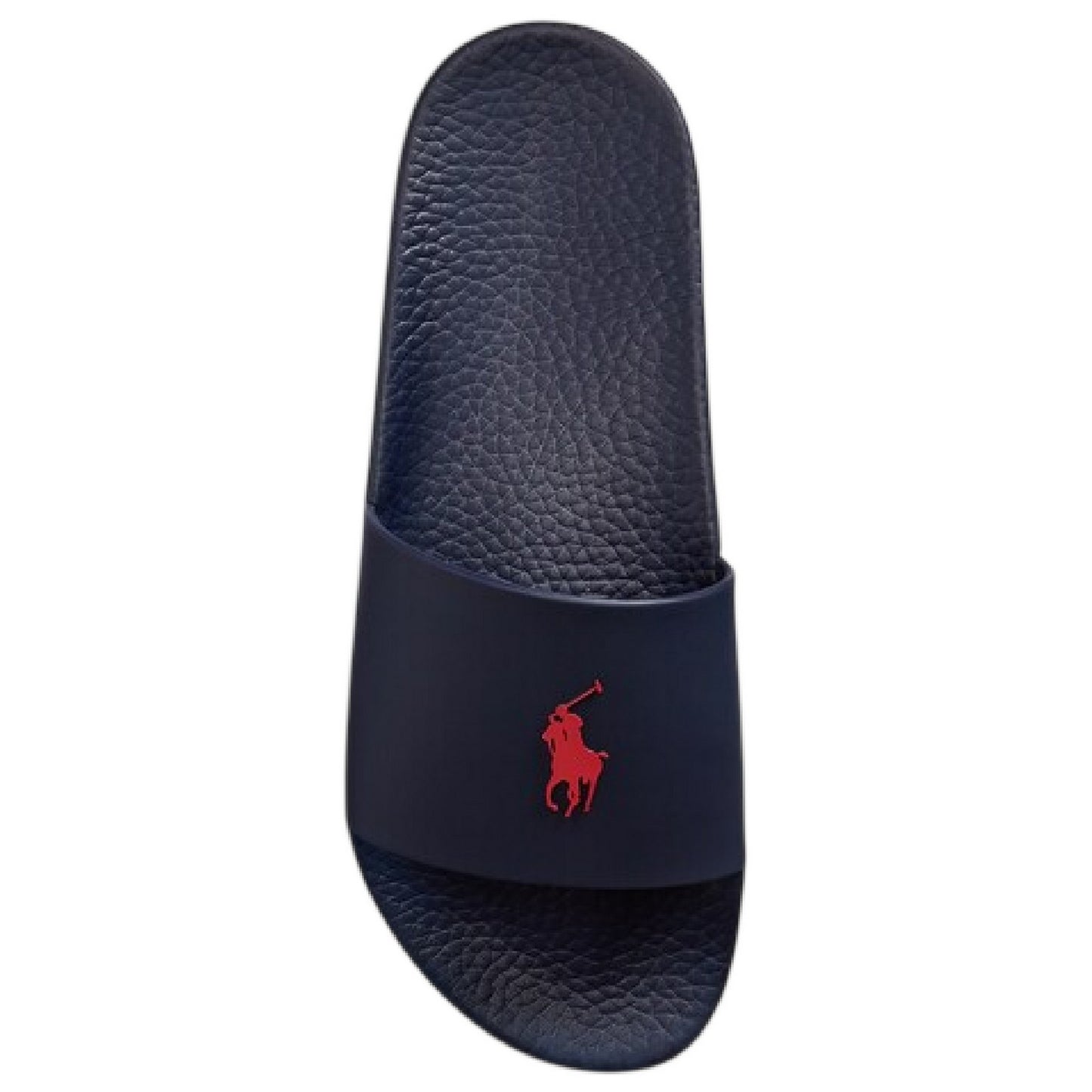 Royal Blue-White - Side - Ralph Lauren Mens Polo Moulded Footbed Pool Slides