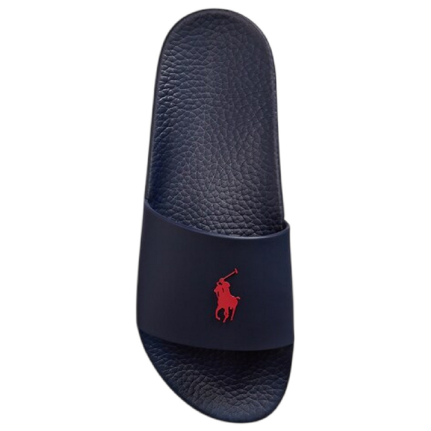 Royal Blue-White - Side - Ralph Lauren Mens Polo Moulded Footbed Pool Slides