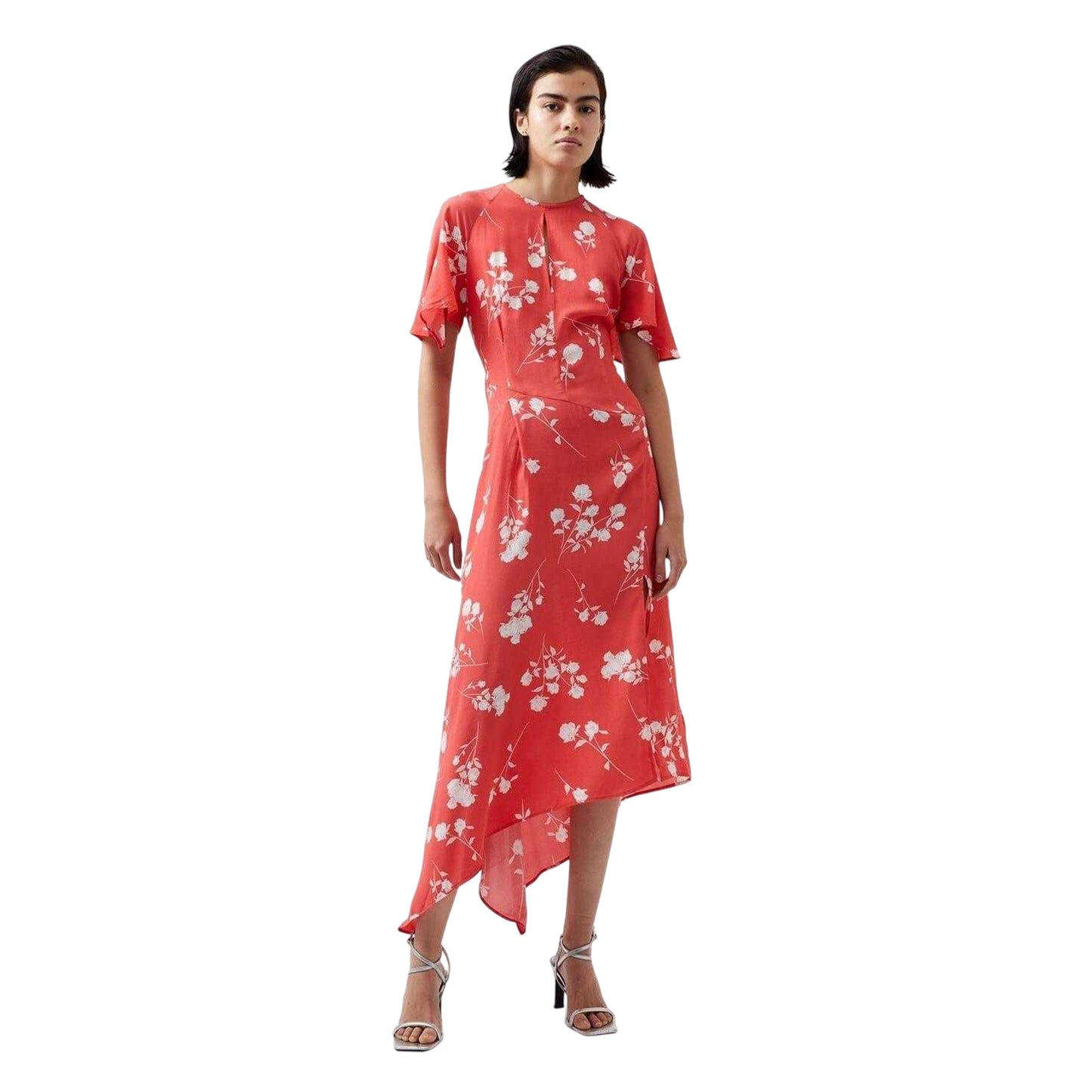 Cayenne - Lifestyle - French Connection Womens-Ladies Keyhole Midi Dress