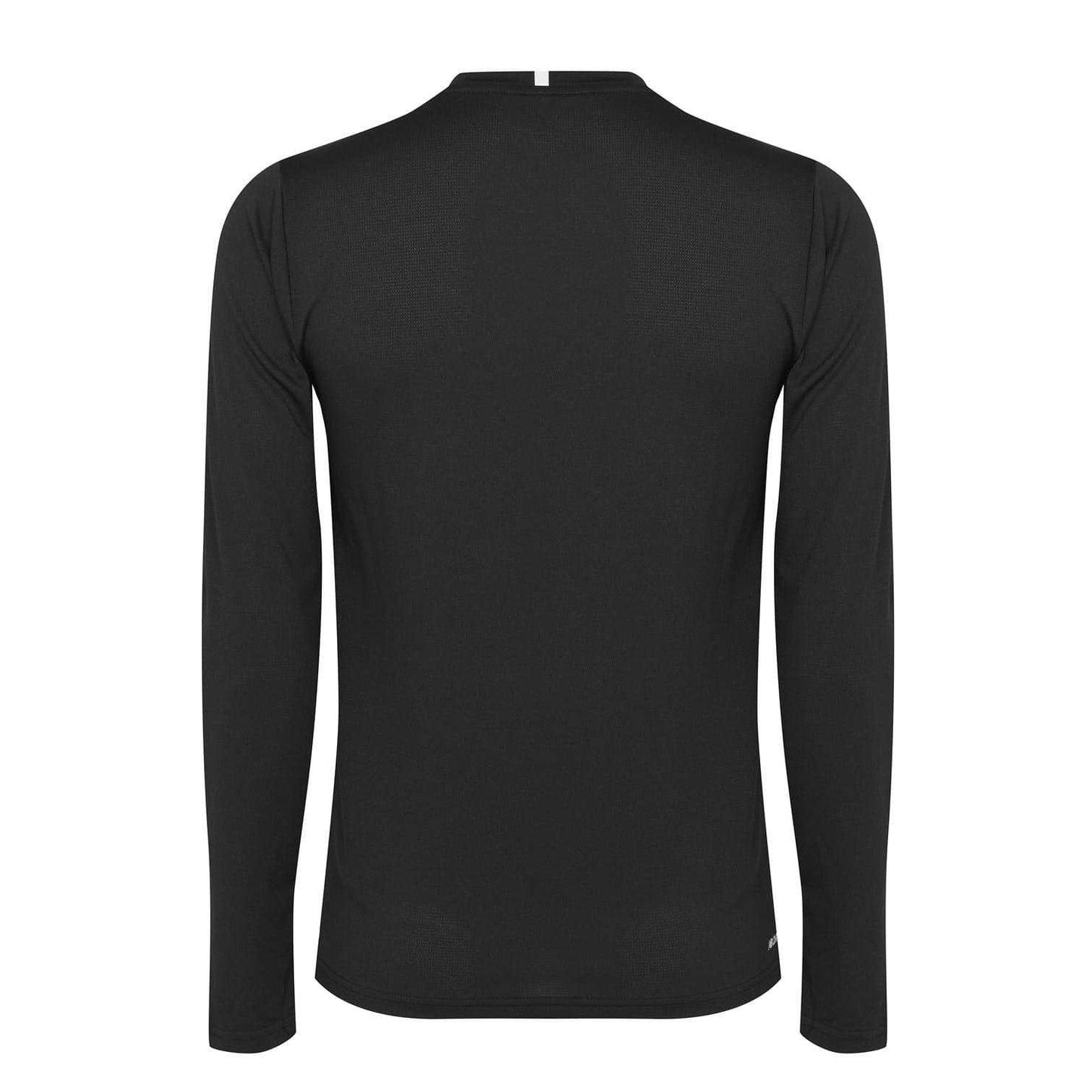 Black - Back - New Balance Mens Core Run Long-Sleeved T-Shirt