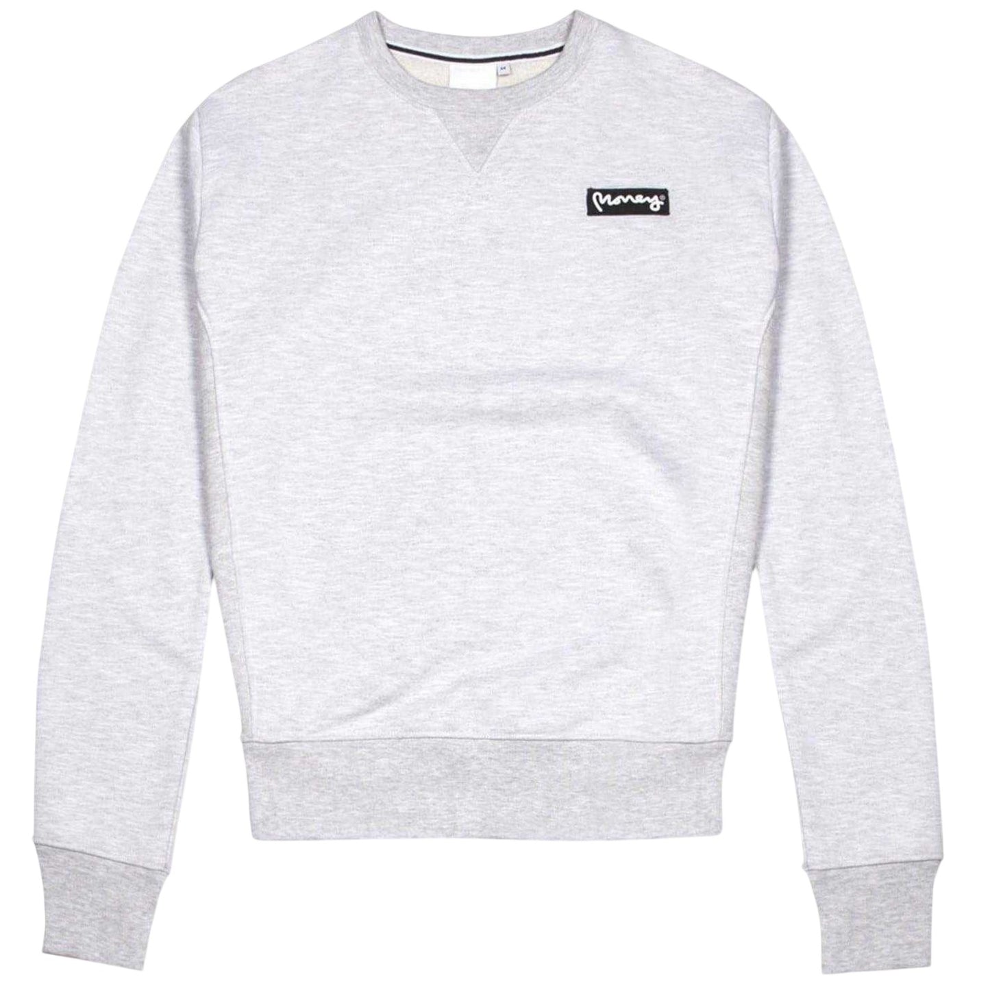 White - Front - Money Mens Super Logo Sweatshirt