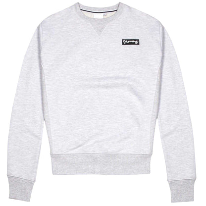 White - Front - Money Mens Super Logo Sweatshirt