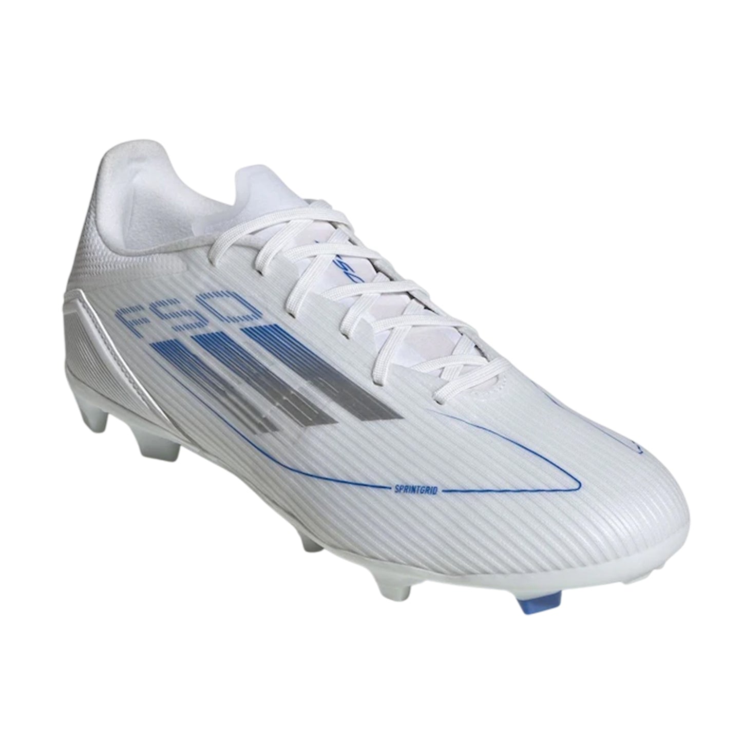 White - Side - Adidas Mens F50 Football Trainers