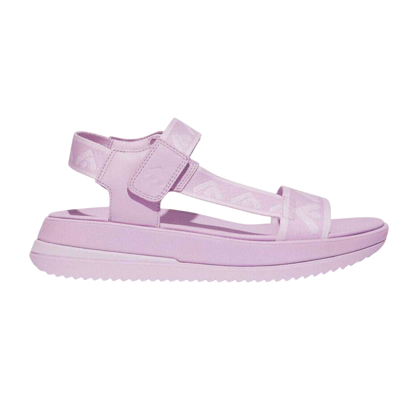 Lilac - Front - FitFlop Womens-Ladies Webbing Platform Sandals