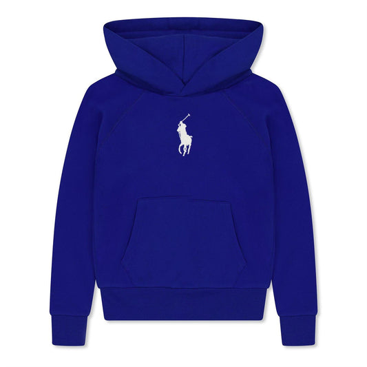 Blue Sapphire - Front - Ralph Lauren Childrens-Kids Polo Hoodie