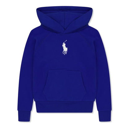 Blue Sapphire - Front - Ralph Lauren Childrens-Kids Polo Hoodie
