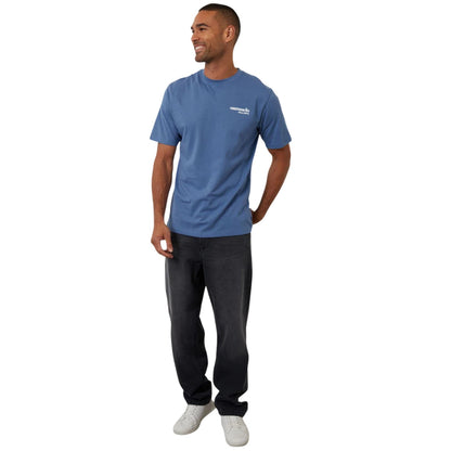 Denim Blue - Lifestyle - Threadbare Mens Samuels Regular T-Shirt