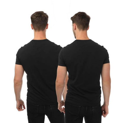 Black - Back - Emporio Armani Mens T-Shirt (Pack of 2)