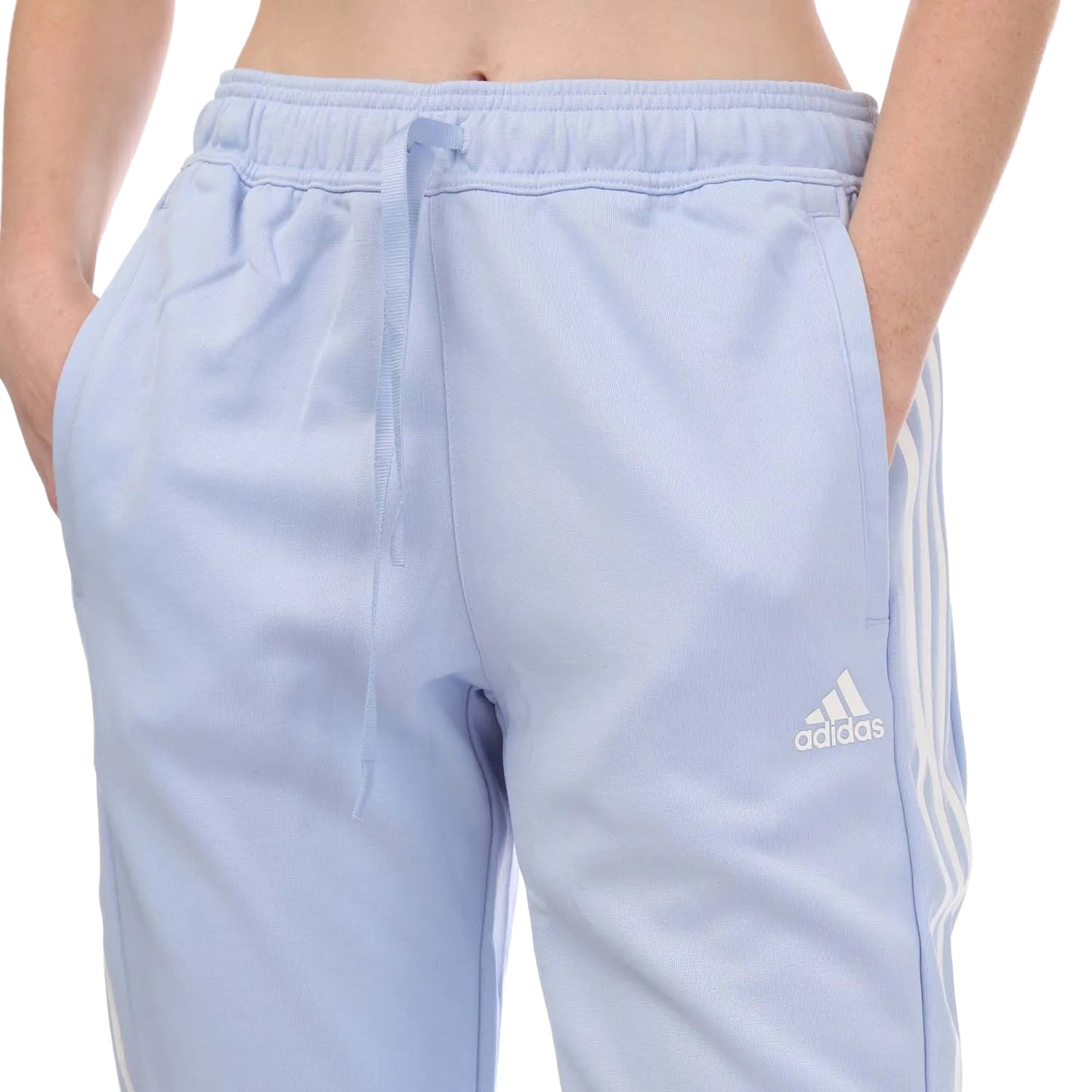 Blue - Side - Adidas Mens Tiro Suit Up Lifestyle Tapered Leg Tracksuit Bottoms