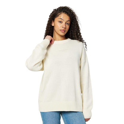 Vintage White - Side - Jack Wills Womens-Ladies Speckle Knitted Jumper