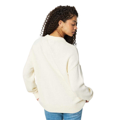 Vintage White - Lifestyle - Jack Wills Womens-Ladies Speckle Knitted Jumper
