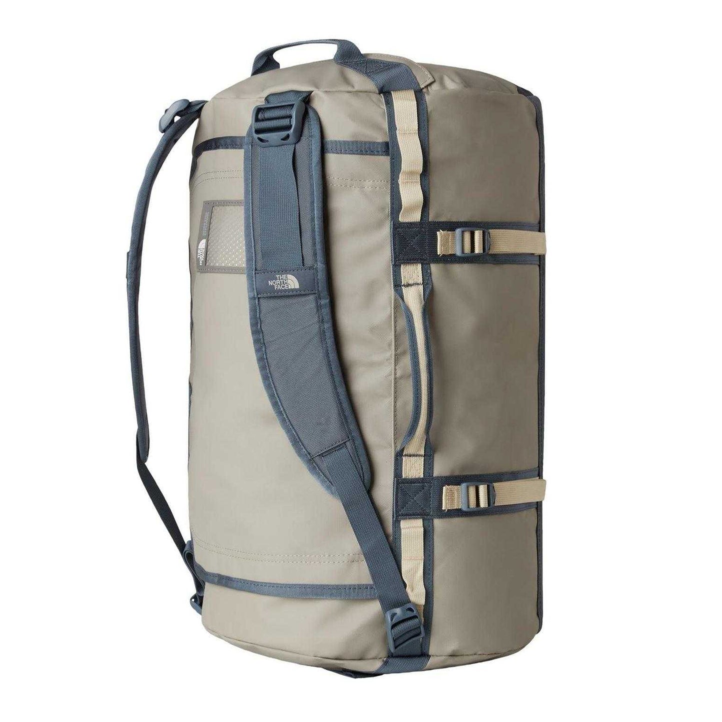 Stone-Granite - Back - The North Face Base Camp Travel 50L Duffle Bag