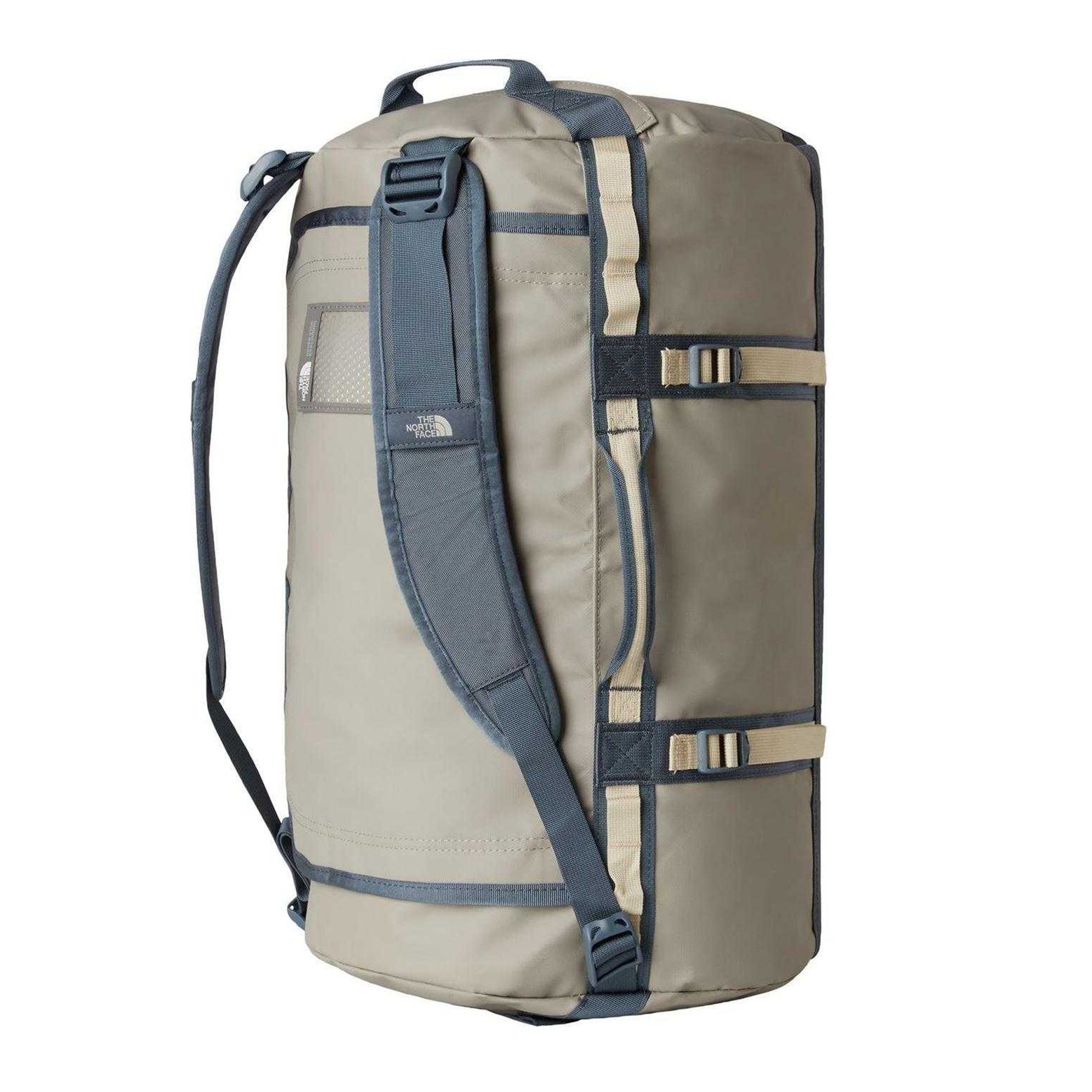 Stone-Granite - Back - The North Face Base Camp Travel 50L Duffle Bag