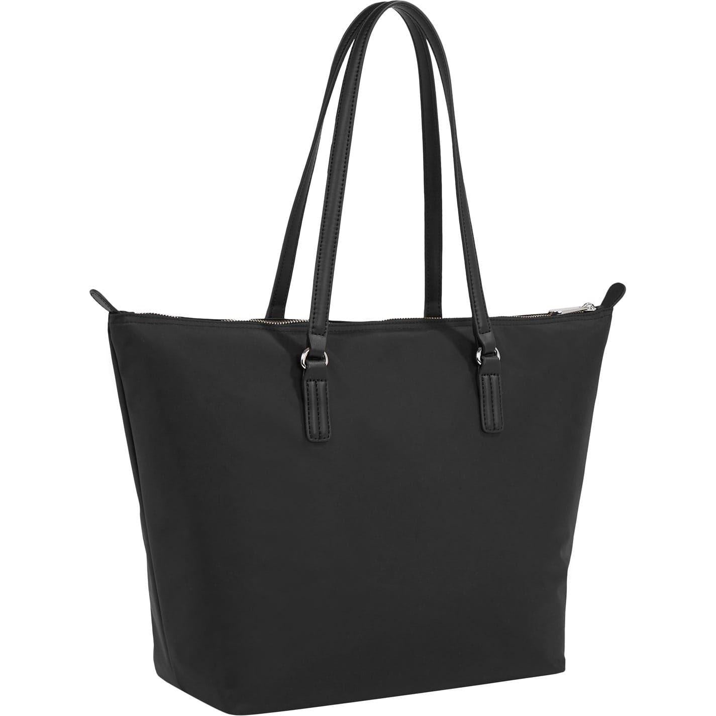 Black - Back - Tommy Hilfiger Womens-Ladies Poppy Tote Bag