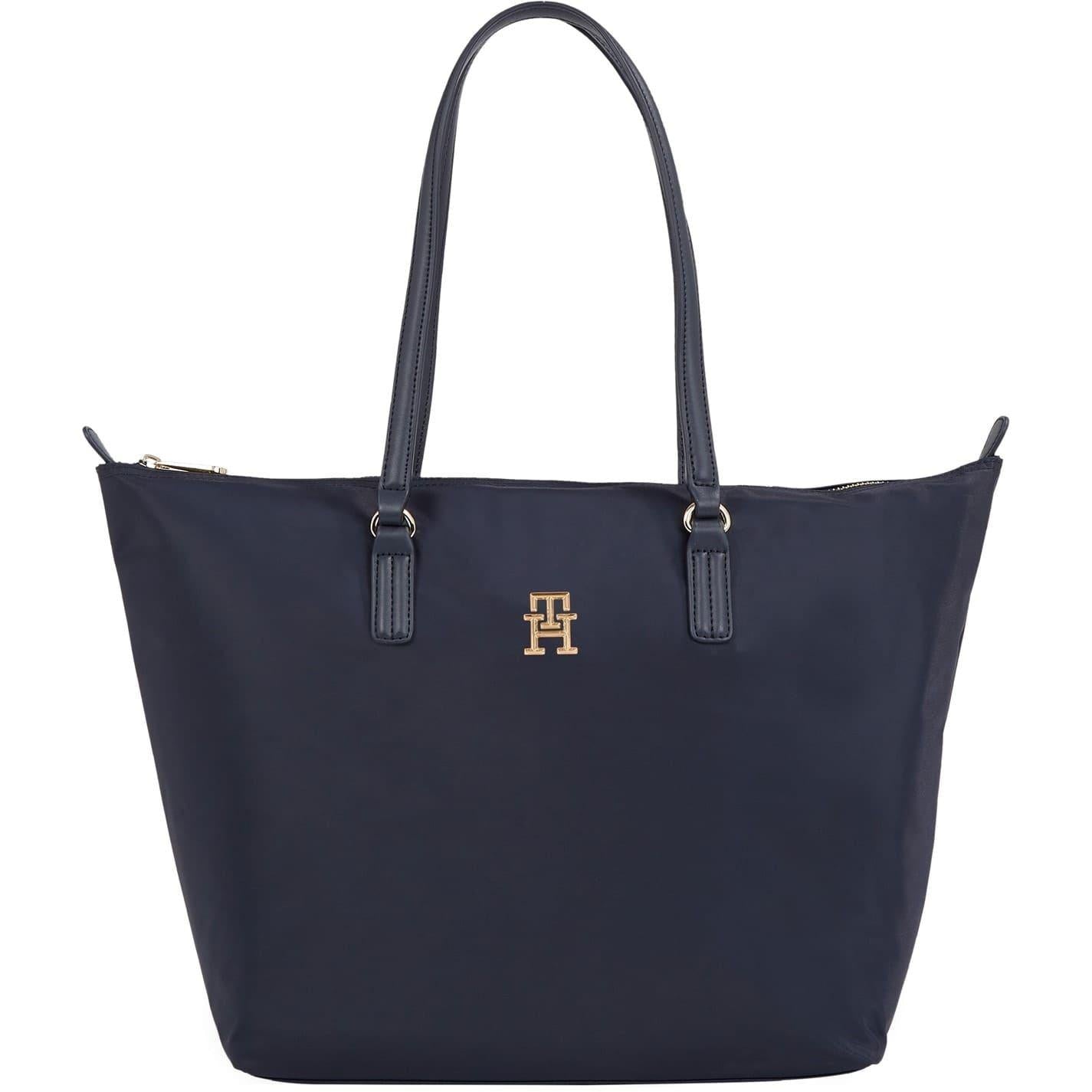 Space Blue - Front - Tommy Hilfiger Womens-Ladies Poppy Tote Bag