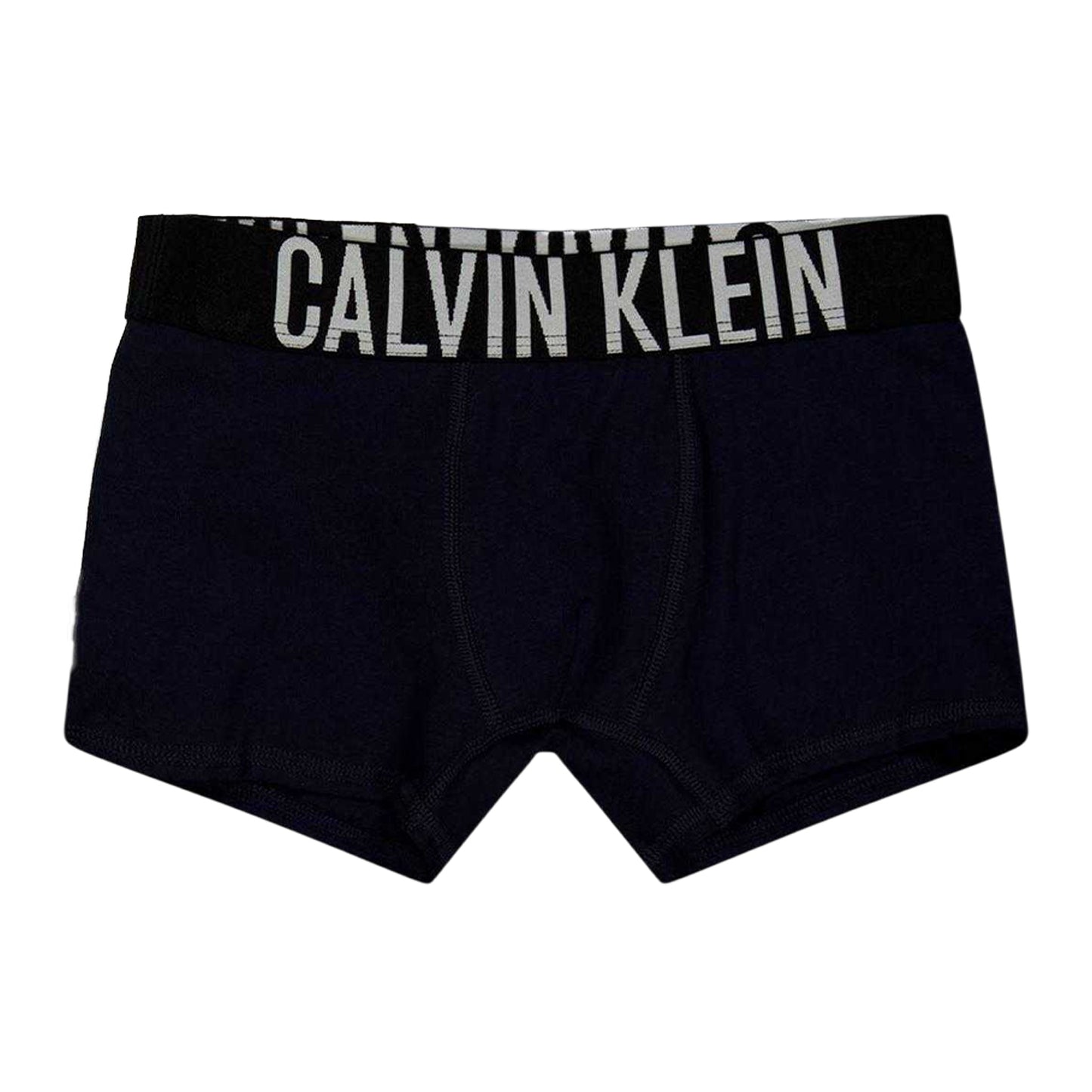 Navy-White - Back - Calvin Klein Boys Boxer Briefs (Pack of 2)