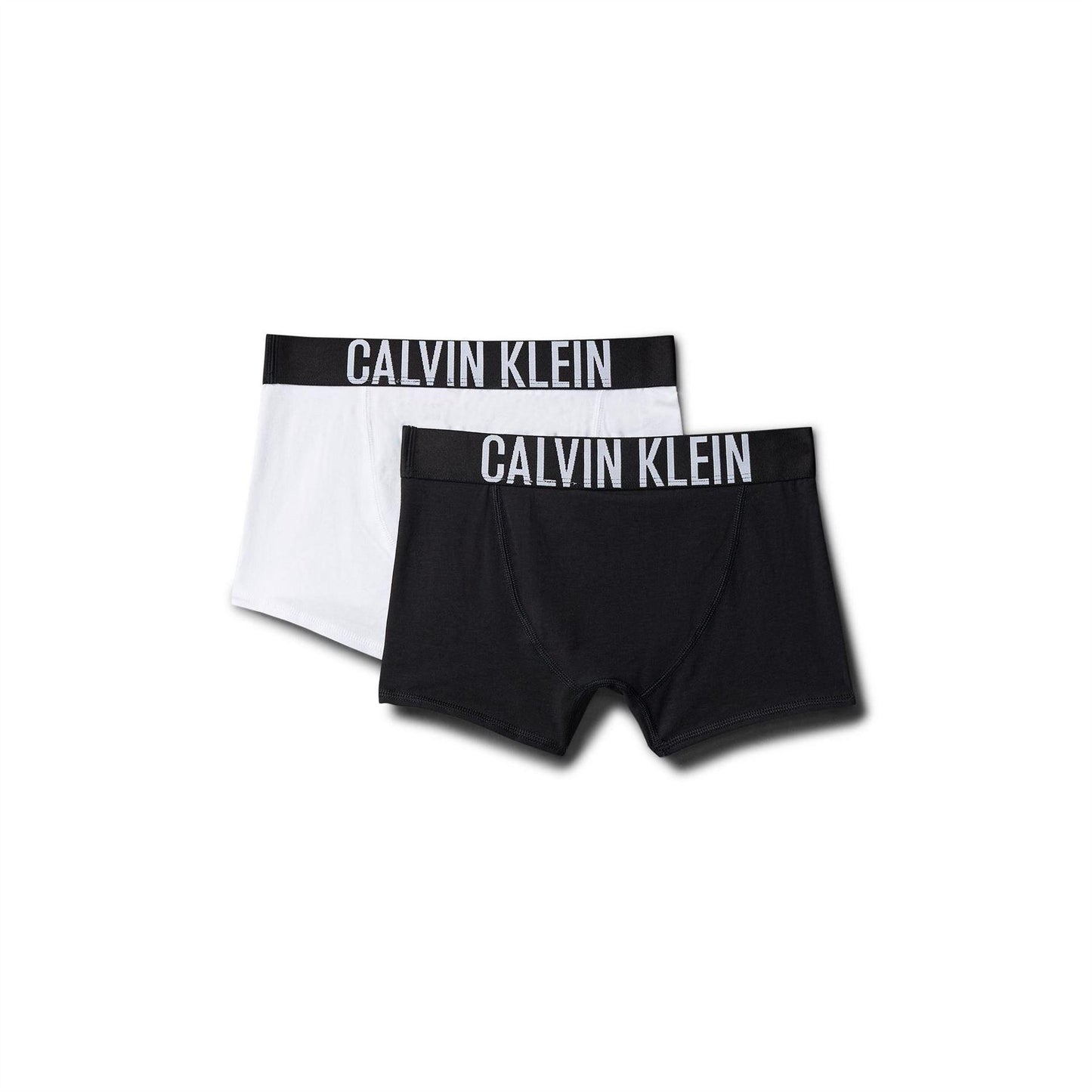 Black-White - Back - Calvin Klein Boys Boxer Briefs (Pack of 2)