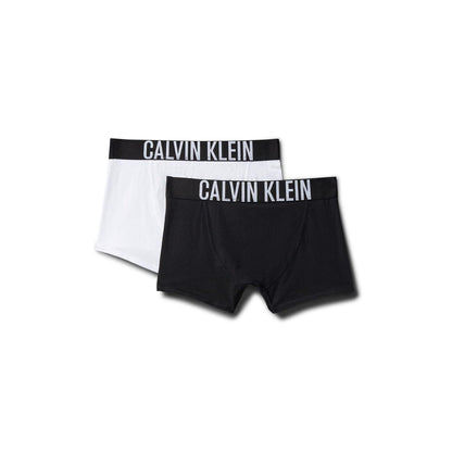 Black-White - Back - Calvin Klein Boys Boxer Briefs (Pack of 2)