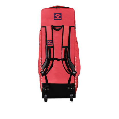 Red - Back - Shrey Cricket Wheelie Duffle Bag