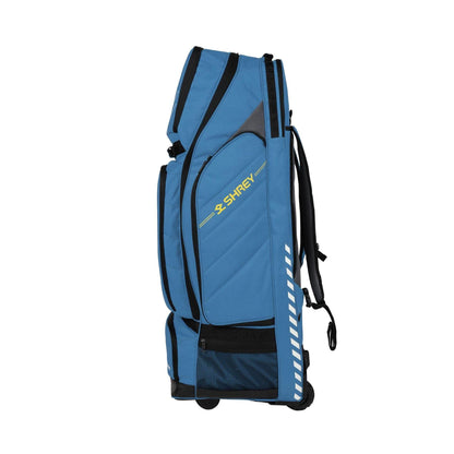 Brittany Blue - Side - Shrey Cricket Wheelie Duffle Bag
