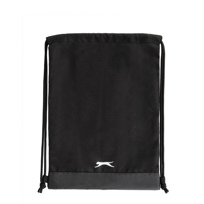 Black - Side - Slazenger Drawstring Bag