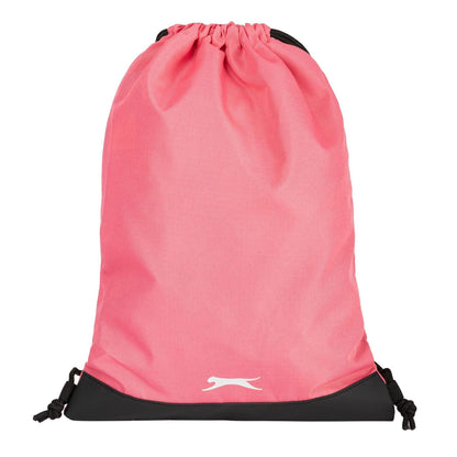 Pink - Front - Slazenger Drawstring Bag